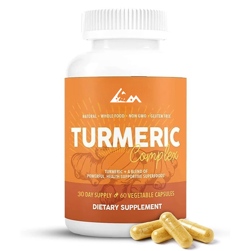 Turmeric Curcumin Capsule - Biologische zwarte peper, kurkuma, curcumine –